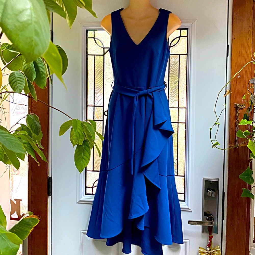 Calvin Klein Blue Sleeveless Dress